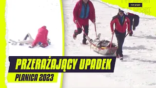 FATALNY UPADEK W PLANICY! RUNĄŁ NA ZESKOK PO WYJŚCIU Z PROGU