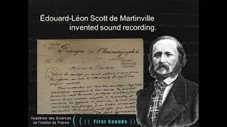 FIRST SOUNDS: Humanity's First Recordings of Its Own Voice