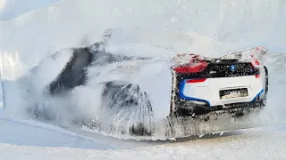 FOUND BMW i8... Had to blast ice to get it out! RC 4x4