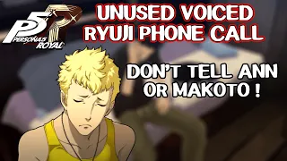 Unused voiced Ryuji phone call - Persona 5 Royal