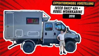 Expeditionsmobil Iveco Daily 4x4 mit Robel Wohnkabine als Absetzkabine