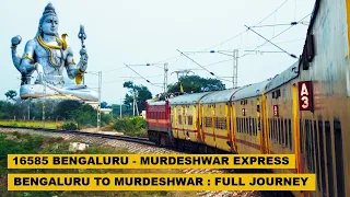 Bengaluru To Murdeshwar : Full Journey : 16585 SMVT Bengaluru - Murdeshwar Express : Indian Railways