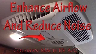 Quiet and Enhance Airflow On Your RV A/C - Coleman Mach