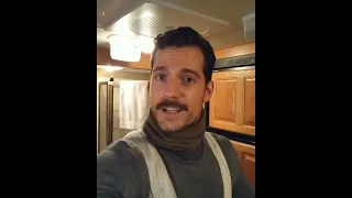 Henry Cavill live from Mission Impossible Set 🤠