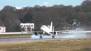 A318 F-WTAD take off in XFW