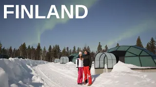 Finland Laplands: Glass igloos, husky sledding & aurora hunting