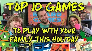 Top 10 Board Games to Play with Your Family This Holiday! | GLH5 Board Games