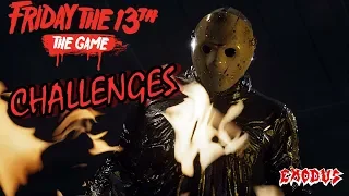 SINGLE PLAYER CHALLENGES! (FRIDAY THE 13TH THE GAME)