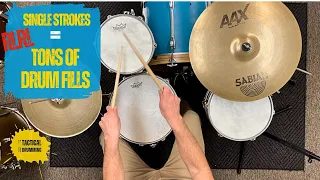 Create Tons of Drum Fills Using Single Strokes: RLRL