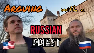 ARGUING with a RUSSIAN Priest! In the Golden Ring in Russia!