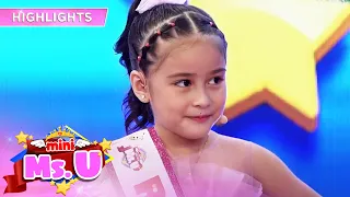 Mini Miss U Janina makes different cat sounds | It's Showtime Mini Miss U