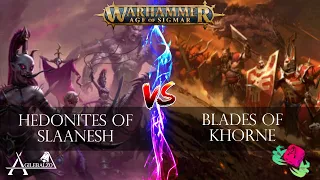 [ITA] Blades of Khorne VS Hedonites of Slaanesh - Battle Report Age of Sigmar