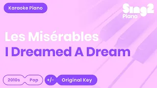 Les Misérables - I Dreamed A Dream (Karaoke Piano)