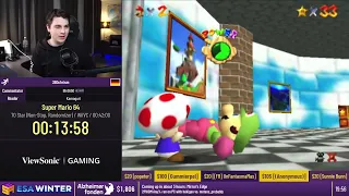 Super Mario 64 [70 Star (Non-Stop, Randomizer)] by 360chrism - #ESAWinter22