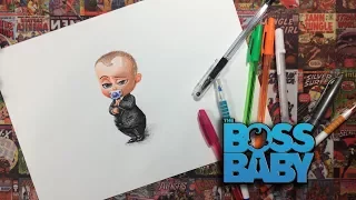 Босс Молокосос; Рисую Ручкой; Boss Baby - KylikMaster