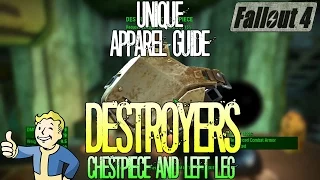 Fallout 4 | Destroyers Chest Piece and Left Leg | Unique Rare Apparel | Location Guide