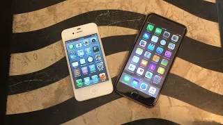 iPhone 6 iOS 8 vs iPhone 4S iOS 6 Speed Test