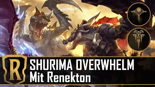 SHURIMA OVERWHELM DECK mit Renekton | Legends of Runeterra Deck Gameplay [DE]