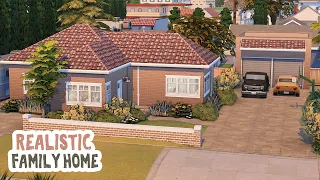 Realistic Single Dad House || The Sims 4: Speed Build