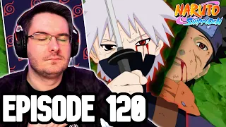 OBITO'S DEATH / KAKASHI'S SHARINGAN! | Naruto Shippuden Episode 120 REACTION | Anime Reaction