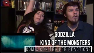 Godzilla King of the Monsters Comic Con Trailer Reactions