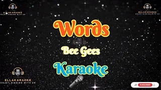 Words/Bee Gees/Karaoke