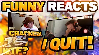 DECIMATING TTV STREAMERS WITH REACTION IN APEX LEGENDS!