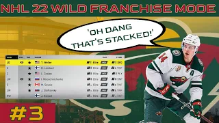 "A STACKED DRAFT!" | #3 | NHL 22 Minnesota Wild Franchise Mode