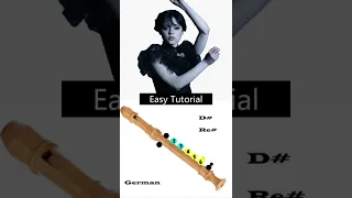 How to Play the Lady Gaga   Bloody Mary   Recorder Flute in Easy Steps #Shorts