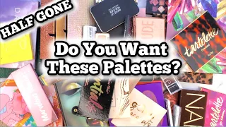Eyeshadow Palette DECLUTTER + Collection + Face Palettes too because why not