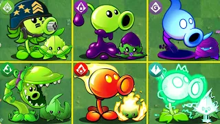 PvZ2 - 6 Best Pair Pea & Mint Plants Battlez - Who Will Win? Team Plant Vs Team Plant.