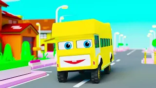 Wheels On The Bus Go Round and Round | Popular Nursery Rhyme | Pilli Go Preschool Nursery Rhymes