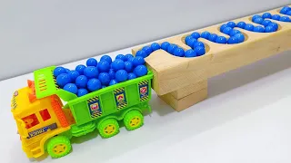 🔵Blue And Green Marbles Explore endless creativity! #marblerun #satisfying #asmr #marble #top