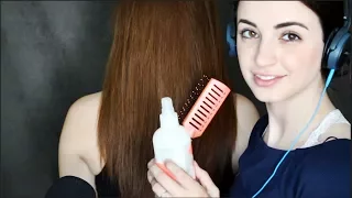 [ASMR] Wet to Dry - Relaxing Hair Brushing, Blowdrying, Straightening