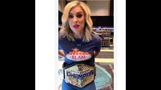 sarah schreiber at summerslam superstore