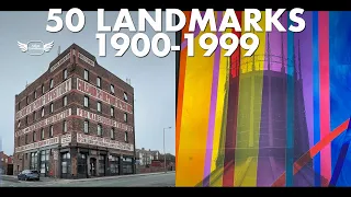 LIVERPOOL ARCHITECTURE 100 YRS IN 360 SECS | 50 Scouse Landmarks 1900-1999