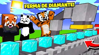 Concurs de facut FERME AUTOMATE de DIAMANTE in MINECRAFT!