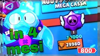 30.000 COPPE IN 4 MESI! VIDEO SPECIALE 800 ISCRITTI | Brawl Stars ITA