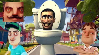 Hello Neighbor - My New Neighbor Skibidi Big Toilets Act 2 Season Gameplay Skibidi Toilet 23