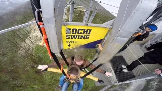 Самые высокие качели в мире, Сочи. SKYPARK SOCHI SWING 170