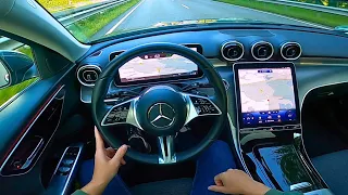 2022 Mercedes Benz C-Class C180 Avantgarde - pov test drive