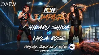 Hikaru Shida vs Nyla Rose / Singles Match / AEW Rampage #103 / WWE 2K23