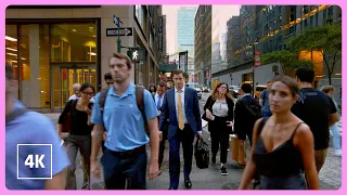 Crowded MANHATTAN 🗽 New York City 4K