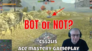 CS 52-LIS Ace Mastery - Bot or Not ? #wotb #wotblitz