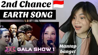 2ND CHANCE  - EARTH SONG (MICHAEL JACKSON) | X FACTOR INDONESIA I FILIPINA REAKSI