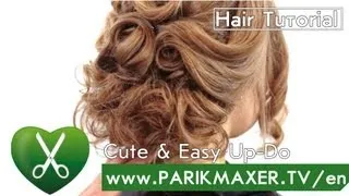 Cute & Easy Up-Do. Anna Gonchar parikmaxer tv english version