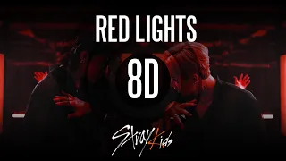 𝟴𝗗 𝗠𝗨𝗦𝗶𝗖 | 𝗟𝘆𝗿𝗶𝗰 | RED LIGHTS - STRAY KIDS (Bang Chan, Hyunjin)| Use headphones🎧🎧🎧