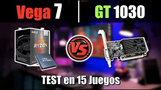 ✅ Ryzen 5 5600G : VEGA 7 vs GT 1030 ✅ Test in 15 Games ✅ 2022