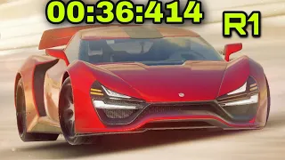 Asphalt 9, Round 1-Elite Grand Prix- Subterranean Dash- Trion Nemesis 00:36:414