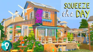 Squeeze the Day Juice Bar 🍋🍓 // Sims 4: Eco Lifestyle Speed Build